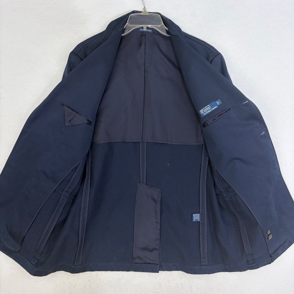 Polo by Ralph Lauren Dark Navy Cotton Sport Coat - Picture 4 of 12